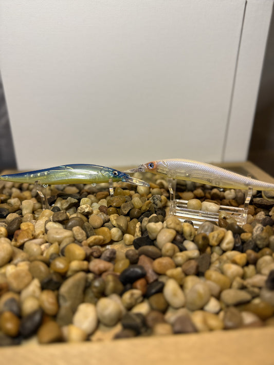 Jerkbait Bundle 2 (Pro Blue Chartreuse Belly Transparent & Albino)